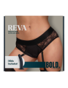 BOLD. REVA STRAP-ON GARTER BRIEF WITH DILDO, M