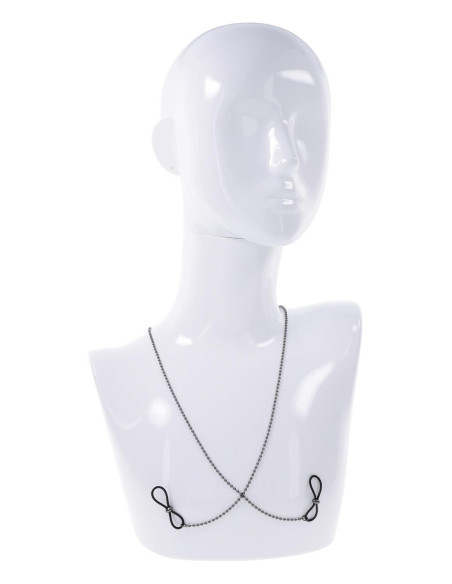 SPORTSHEETS EXS AND OHS BODY JEWELRY WITH NIPPLE TIES