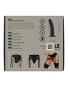 BOLD. VAIL STRAP-ON GARTER THONG WITH DILDO, XL