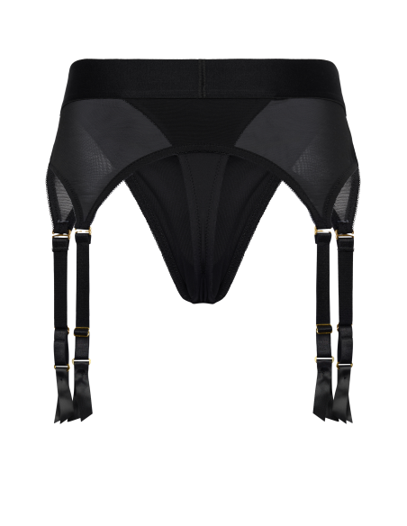 BOLD. VAIL STRAP-ON GARTER THONG WITH DILDO, XXL
