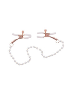 PEACHES ‘N CREAME PEARL NIPPLE CLAMPS 2