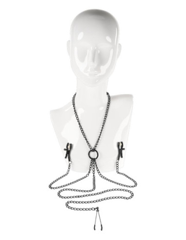 SPORTSHEETS SAFFRON NIPPLE TO CLIT SET