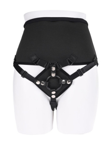 SPORTSHEETS HIGH WAISTED CORSET STRAP ON