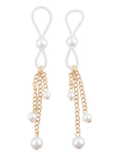 SEX AND MISCHIEF PEARL NIPPLE TIES