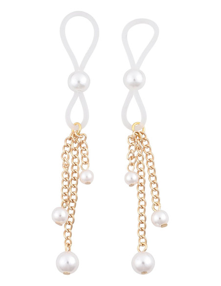 SEX AND MISCHIEF PEARL NIPPLE TIES