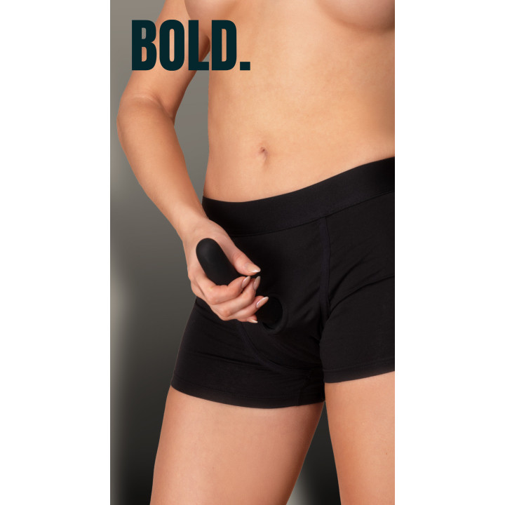 BOLD. REX STRAP-ON SHORT WITH DILDO, M