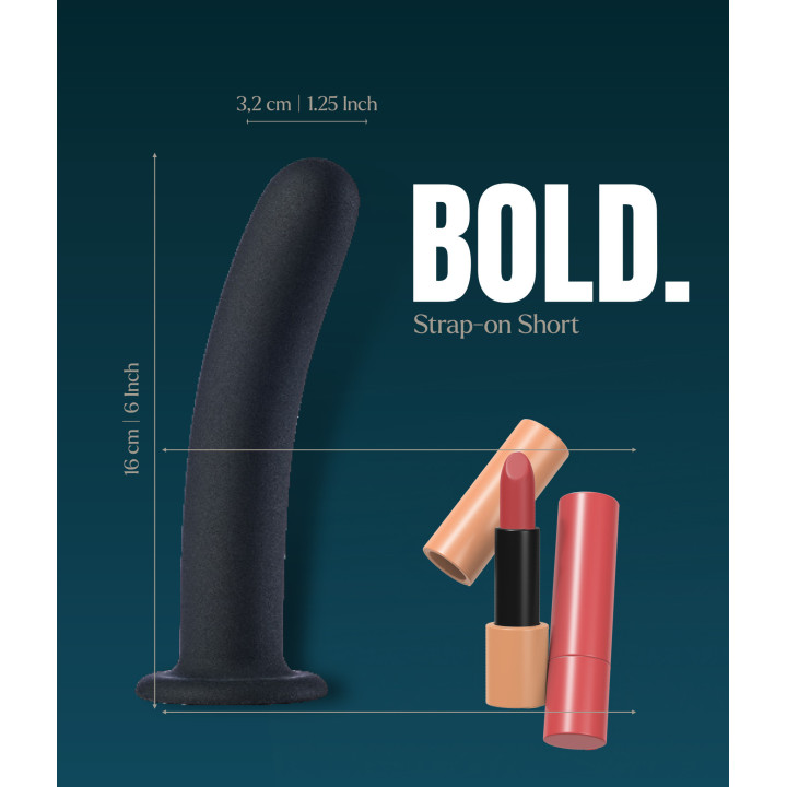 BOLD. REX STRAP-ON SHORT WITH DILDO, M