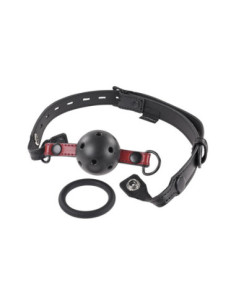 SPORTSHEETS SAFFRON INTERCHANGEABLE GAG BLACK