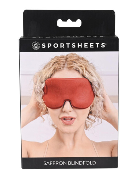 SPORTSHEETS SAFFRON BLINDFOLD RED