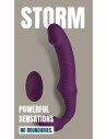BOLD. STORM REMOTE CONTROLLED STRAPLESS VIBRATOR STORM WITH 6 INCH DILDO