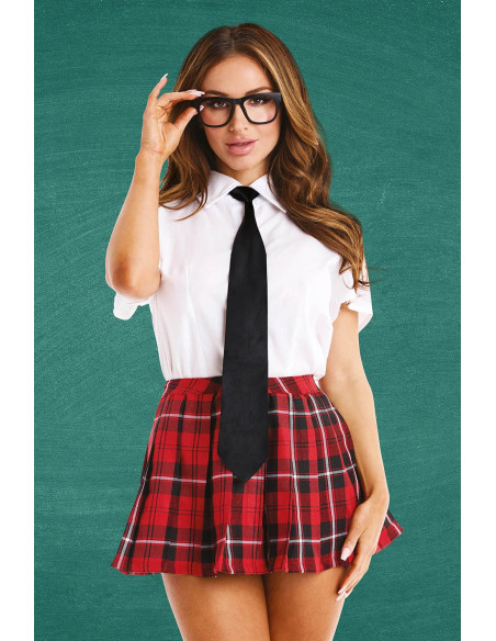 TEACHERS PET WOMENS 4 PC PRIVATE SCHOOL SWEETHEART COSTUME