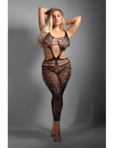 CHASE THE FEELING BODYSTOCKING WITH CUT-OUT BODICE BLACK, QS 2