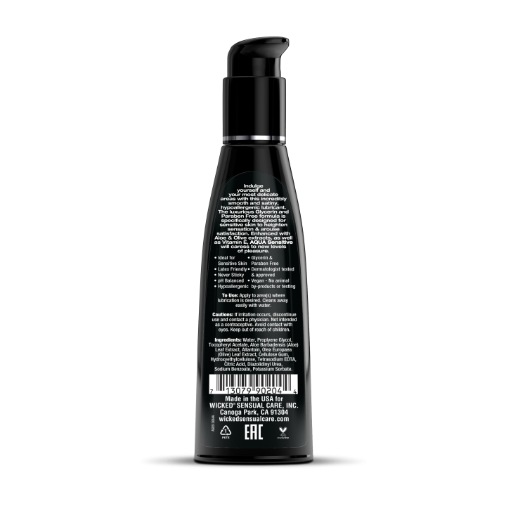 WICKED AQUA SENSITIVE LUBRICANT 120ML