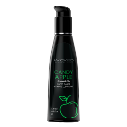 WICKED AQUA CANDY APPLE FLAVORED LUBRICANT 120ML