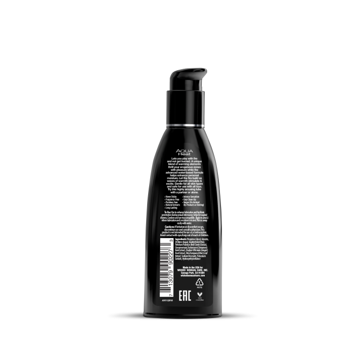WICKED AQUA HEAT LUBRICANT 60ML