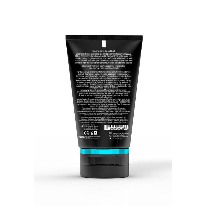 WICKED JELLE CHILL ANAL LUBRICANT 120ML