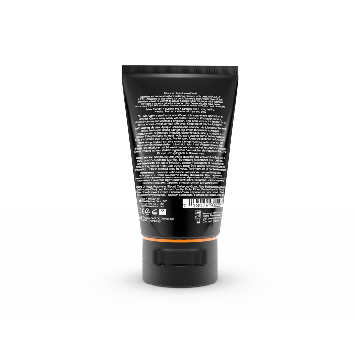 WICKED JELLE HEAT ANAL LUBRICANT 120ML