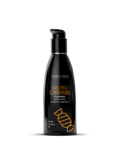 ssasaWICKED AQUA SALTED CARAMEL FLAVORED LUBRICANT 60ML