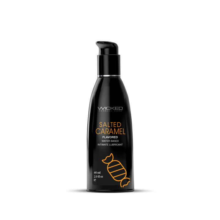 WICKED AQUA SALTED CARAMEL FLAVORED LUBRICANT 60ML