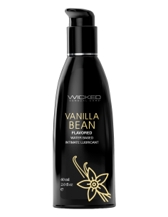 ssasaWICKED AQUA VANILLA BEAN FLAVORED LUBRICANT 60ML