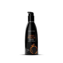 WICKED AQUA SWEET PEACH FLAVORED LUBRICANT 60ML