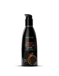 ssasaWICKED AQUA SWEET PEACH FLAVORED LUBRICANT 60ML