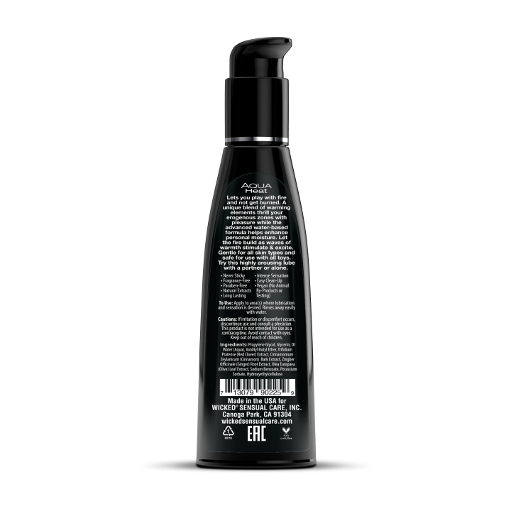 WICKED AQUA HEAT LUBRICANT 120ML