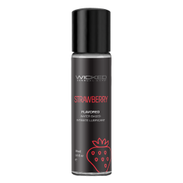 WICKED AQUA STRAWBERRY FLAVORED LUBRICANT 30ML