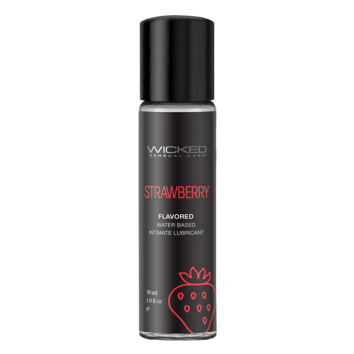 WICKED AQUA STRAWBERRY FLAVORED LUBRICANT 30ML