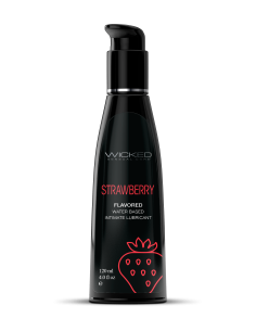 ssasaWICKED AQUA STRAWBERRY FLAVORED LUBRICANT 120ML