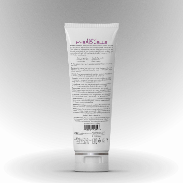 WICKED SIMPLY HYBRID JELLE LUBRICANT 120ML