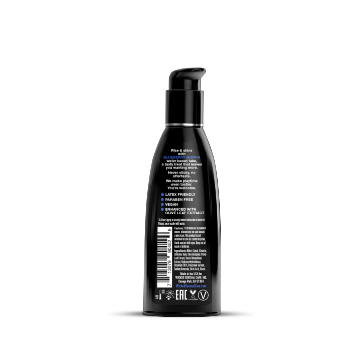WICKED AQUA BLUEBERRY MUFFIN LUBRICANT 60ML