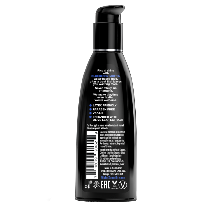 WICKED AQUA BLUEBERRY MUFFIN LUBRICANT 60ML