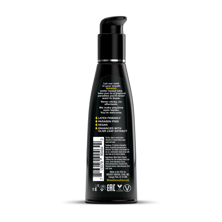 WICKED AQUA MANGO LUBRICANT 120ML