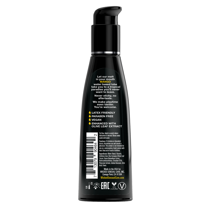 WICKED AQUA MANGO LUBRICANT 120ML