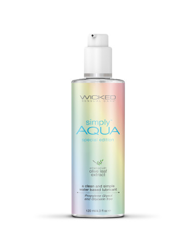Lubrykant dla par LGBT - Wicked Simply Aqua Special Edition 120 ml - Sklep erotyczny Intymnosc24.pl