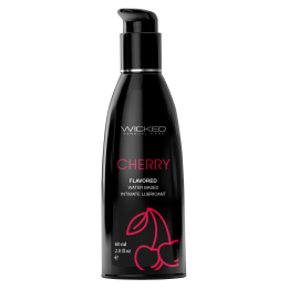 WICKED AQUA CHERRY FLAVORED LUBRICANT 60ML