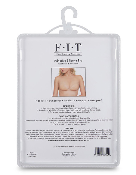 FIT ADHESIVE SILICONE BRA CUP B