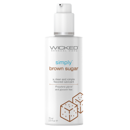 WICKED SIMPLY LUBRICANT BROWN SUGAR 70ML