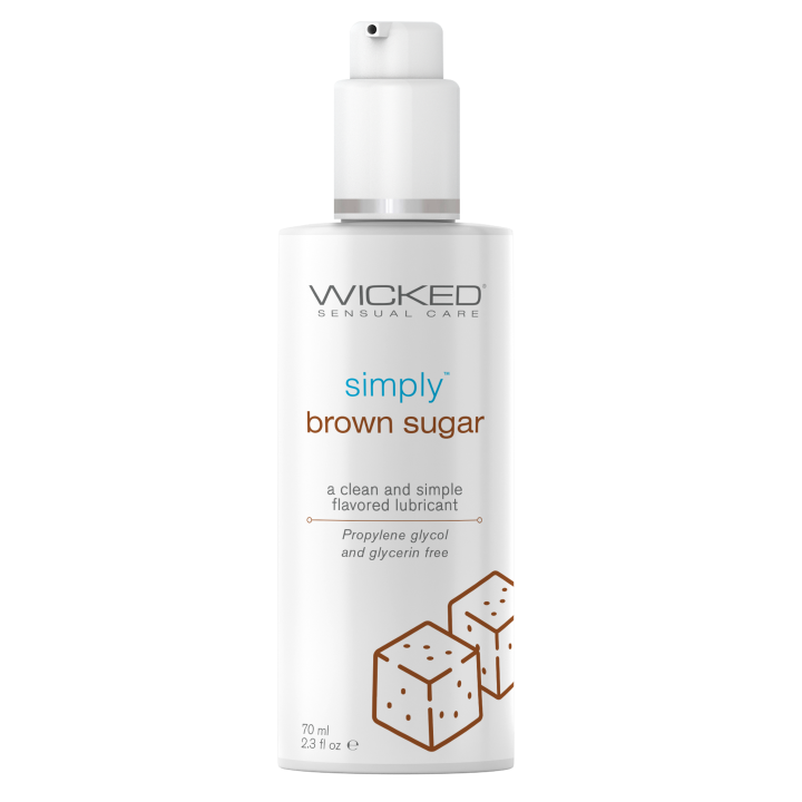 WICKED SIMPLY LUBRICANT BROWN SUGAR 70ML
