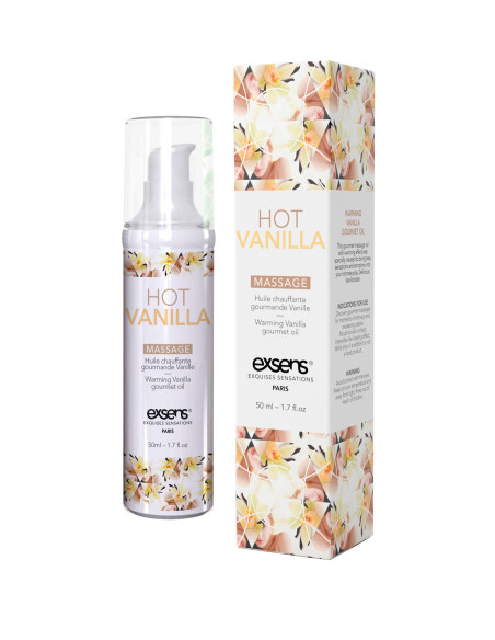 EXSENS WARMING MASSAGE OIL HOT VANILLA 50ML
