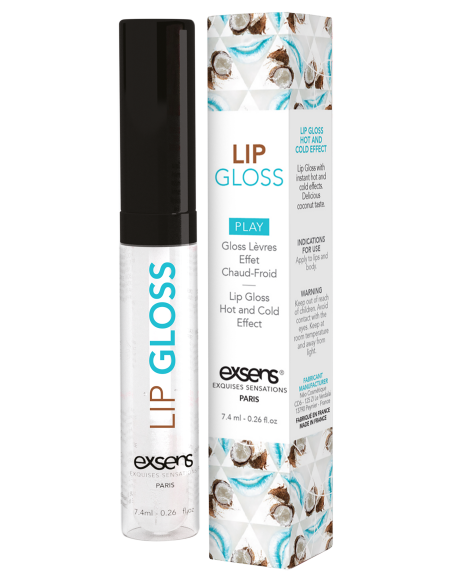 EXSENS HOT KISS LIP GLOSS COCONUT 7,4ML