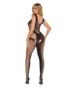 CATCH FEELINGS CROTCHLESS BODYSTOCKING BLACK, OS