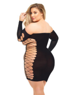 DIAMOND DRIPPIN DRESS BLACK, QS