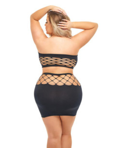 NET WORTH 2 PCS BANDEAU SET BLACK, QS