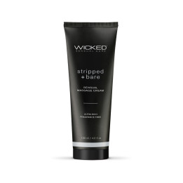 WICKED SENSUAL MASSAGE CREAM 120ML STRIPPED AND BARE UNSCENTED