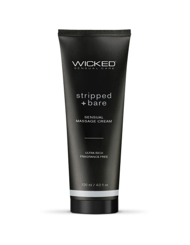 Krem do masażu Stripped + Bare Wicked Sensual Care 120 ml - Sklep erotyczny Intymnosc24.pl