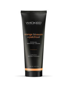 Krem do masażu z kwiatem pomarańczy i paczuli Wicked Sensual Care 120 ml - Sklep erotyczny Intymnosc24.pl
