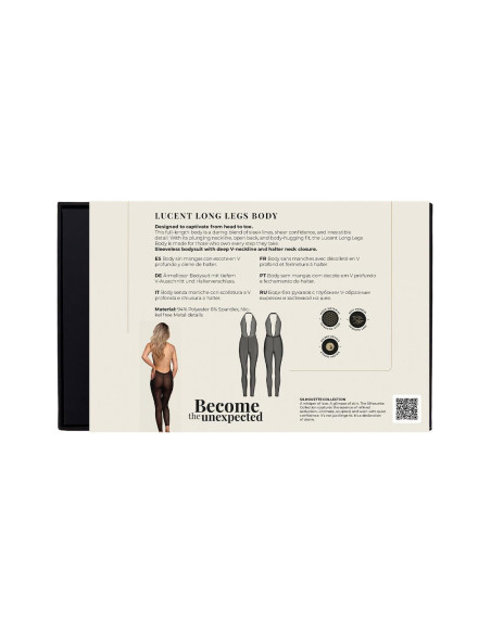 GUILTY PLEASURE LUCENT LONG LEGS BODY, L/XL