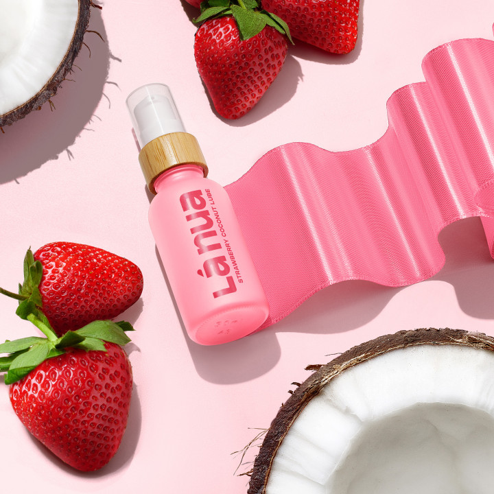 LA NUA STRAWBERRY COCONUT WATER BASED LUBRICANT 30ML